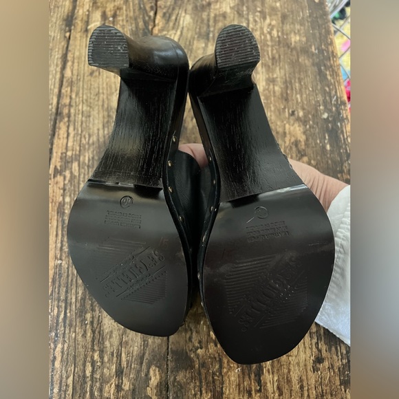 Seychelles platform Clogs Embroidery and Leather Floral Mules 4 inch Heels Sz 10 - Picture 5 of 8